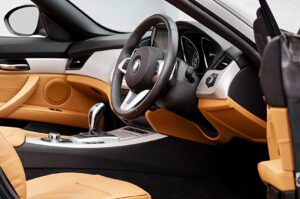 Interior Car detailing with clean surfaces after service in Berkeley, CA