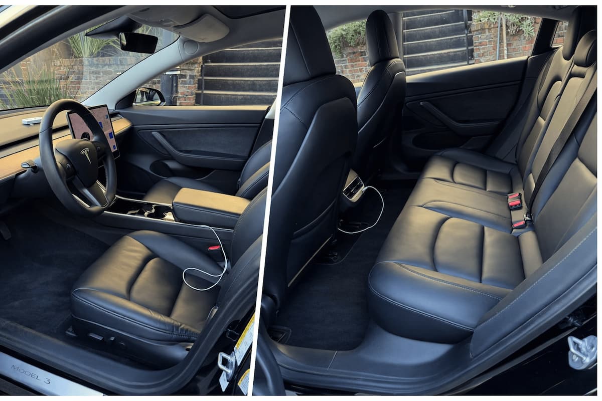 Interior car detailing results for deep cleaning seats and carpets in Berkeley, CA